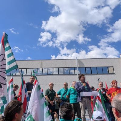 Electrolux, manifestazione nazionale a Cerreto d’Esi contro 1.400 esuberi e la chiusura dello stabilimento