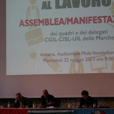 Foto 22_05_13_Attivi unitari Cgil-Cisl-Uil_ Marche_Mole Vanvitelliana_Ancona