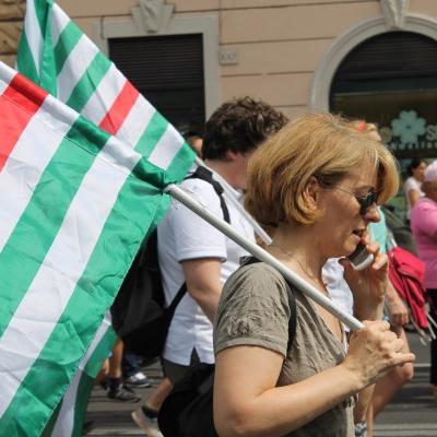 Foto Manifestazione nazionale Cgil Csil Uil Roma 22 giugno 2013