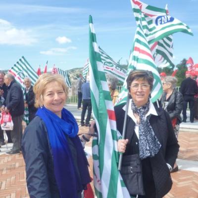 I Sindacati dei pensionati protestano in Regione