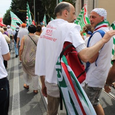 Foto Manifestazione nazionale Cgil Csil Uil Roma 22 giugno 2013