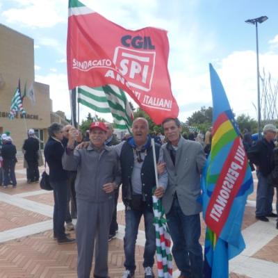 I Sindacati dei pensionati protestano in Regione