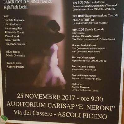 "Una su Tre": appuntamento a teatro per le donne vittime di violenza