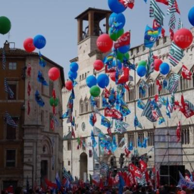 Primo maggio a Perugia. La galleria fotografica