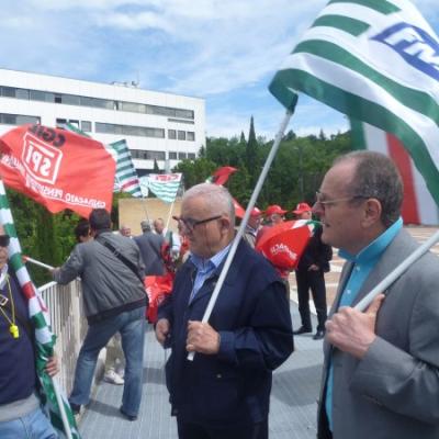 I Sindacati dei pensionati protestano in Regione