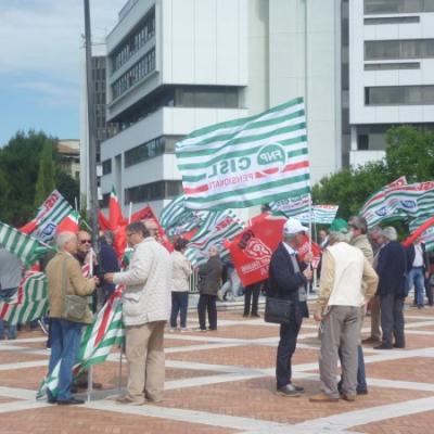 I Sindacati dei pensionati protestano in Regione