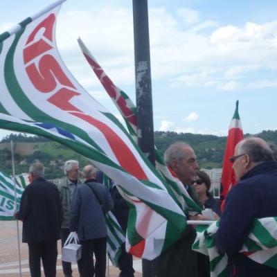 I Sindacati dei pensionati protestano in Regione