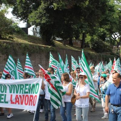 Foto Manifestazione nazionale Cgil Csil Uil Roma 22 giugno 2013