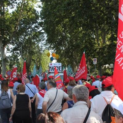 Foto Manifestazione nazionale Cgil Csil Uil Roma 22 giugno 2013