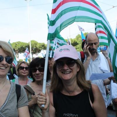 Foto Manifestazione nazionale Cgil Csil Uil Roma 22 giugno 2013