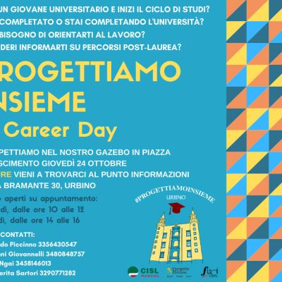 “Progettiamo insieme” al Career day  dell'Università di Urbino