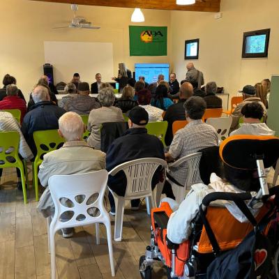 Nell’ottavo anniversario del terremoto, i sindacati dei pensionati visitano il cantiere del centro disabili e Alzheimer di Camerino