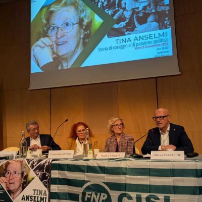 CISL Marche alle Muse celebra Tina Anselmi, Ferracuti:"Vogliamo discutere la sanità regionale"