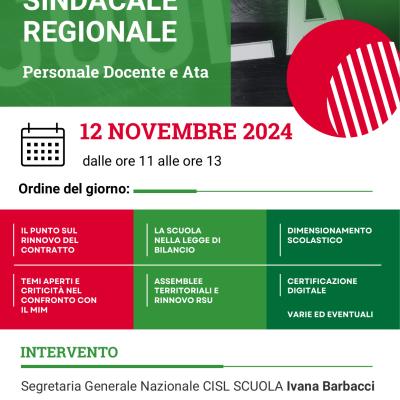 Ivana Barbacci all’assemblea sindacale regionale della CISL Scuola Marche