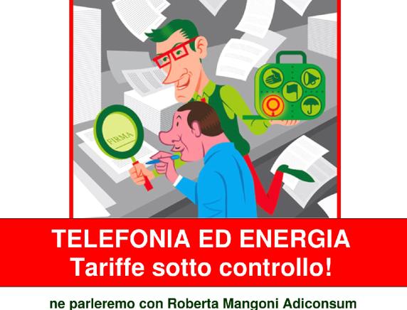 Telefonia ed Energia Tariffe sotto controllo! Incontro a Filottrano