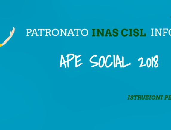 Ape Social 2018: tutte le novità