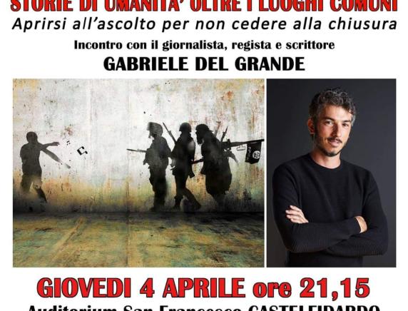 Storie di umanità oltre i luoghi comuni: incontro a Castelfidardo con Gabriele Del Grande