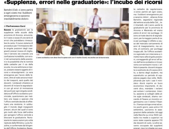 Scuola, è allarme supplenze: tanti errori nelle graduatorie