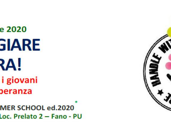 Summer School 2020 : Maneggiare con cura! Rappresentare i giovani tra fragilità e speranza