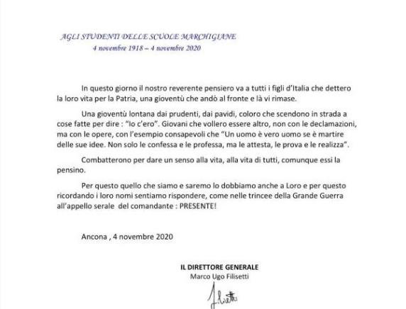 CGIL CISL UIL Marche: profondo sconcerto per il messaggio del Direttore dell’USR. Le parole sono pietre: la Ministra Azzolina intervenga subito