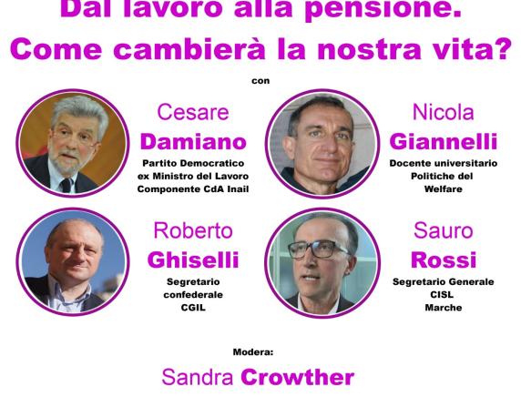 "Dal lavoro alla pensione, come cambierà la nostra vita?": incontro online con il Pd di Urbino