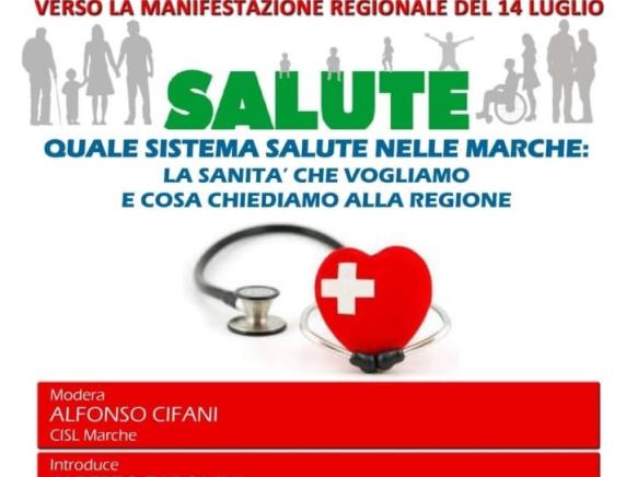 Attivo unitario a Fermo "Salute. Quale sistema salute nelle Marche: la sanità che vogliamo e che cosa chiediamo alla Regione"