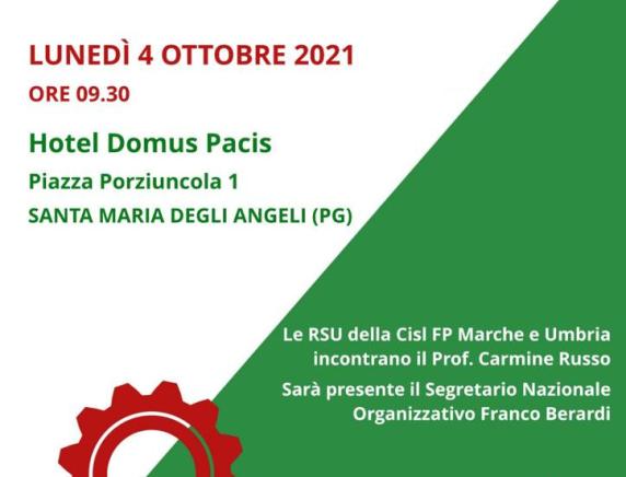 Oltre cento delegati RSU sanità e pubblico impiego CISL FP Marche ad Assisi per il rilancio della contrattazione e partecipazione sindacale