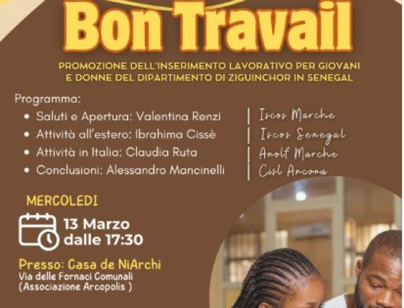 "Bon Travail" 13 marzo ad Ancona