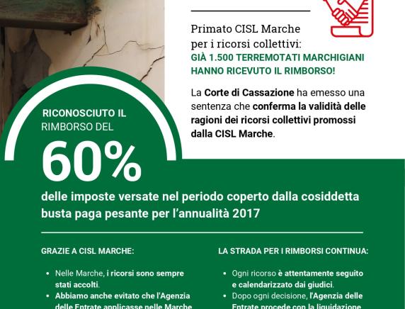 Volantone CISL Marche Busta paga pensate rimborsi pagati