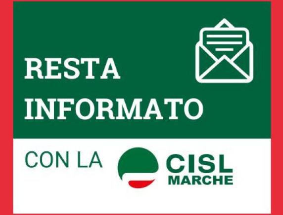 Scopri come iscriverti alla Newsletter di CISL Marche