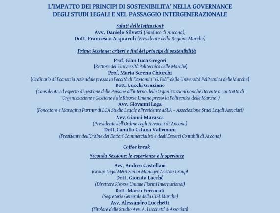 "L’impatto dei principi di sostenibilità nella governance degli studi legali e nel passaggio intergenerazionale"