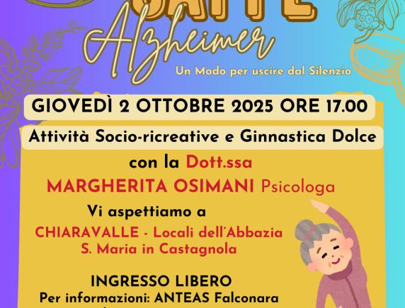 Appuntamenti del Caffè Alzheimer