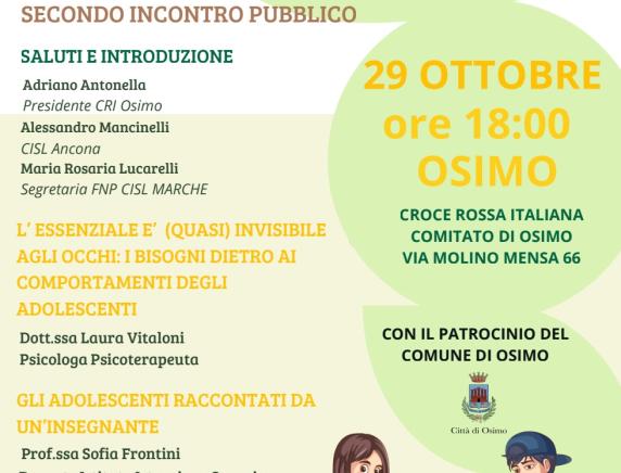 "Come tutti gli altri Come nessun altro" secondo incontro ad Osimo