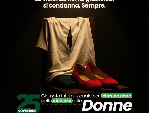 25 novembre Giornata internazionale per l' eliminazione della violenza sulle donne