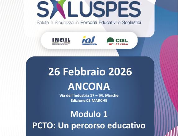 Scuola - Lavoro Progetto SALUSPES con IAL Marche si parla di sicurezza