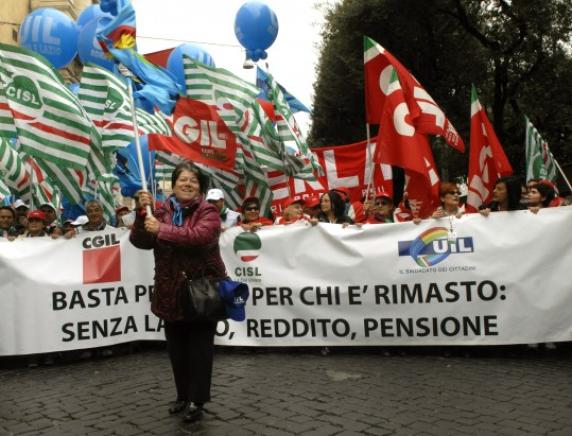 Pensioni. Sindacati in piazza il 13 aprile.