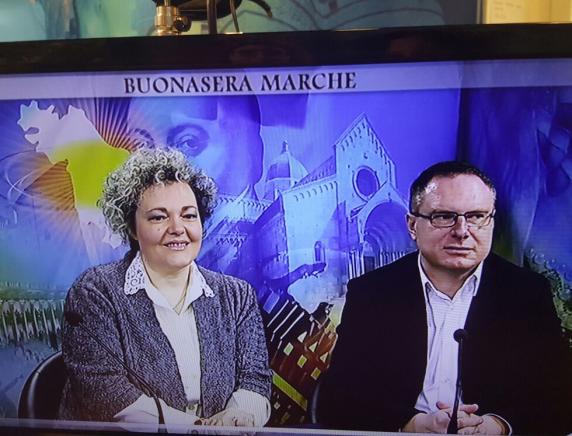 Stefania Franceschini e Luca Talevi ospiti a Buonasera Marche