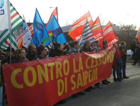 Saipem, in 600 in corteo