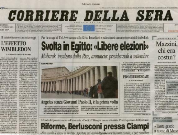 Sciopero Cgil blocca il Corriere della Sera