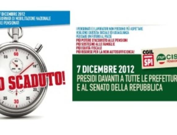 7 dicembre 2012: presidi davanti alle Prefetture di Ascoli Piceno e Fermo