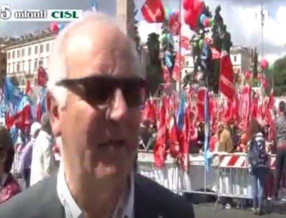 5 Minuti Cisl: A testa alta, manifestazione nazionale per le pensioni - Acraf Angelini: un modello di partecipazione dei lavoratori