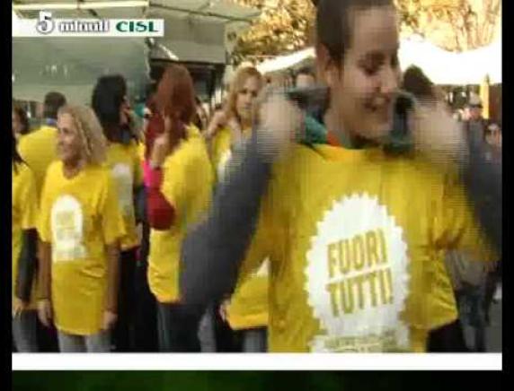 5 Minuti Cisl: Flash mob sciopero commercio- Servizio scuolabus Comune di Ancona