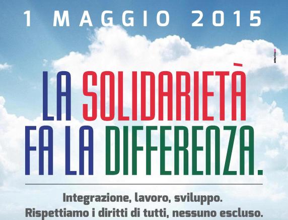 1 maggio 2015, festa del lavoro e dell'integrazione