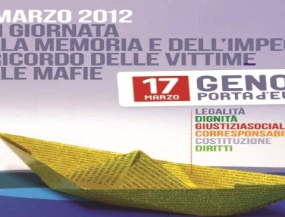 XVII giornata della memoria e dell'impegno in ricordo delle vittime delle mafie
