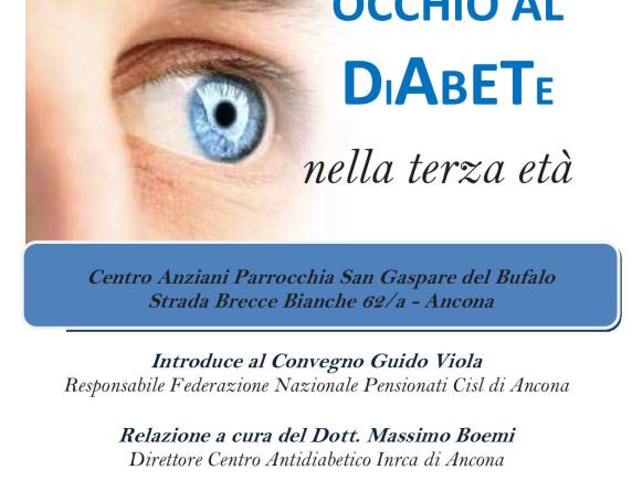 Occhio al diabete, incontro pubblico ad Ancona
