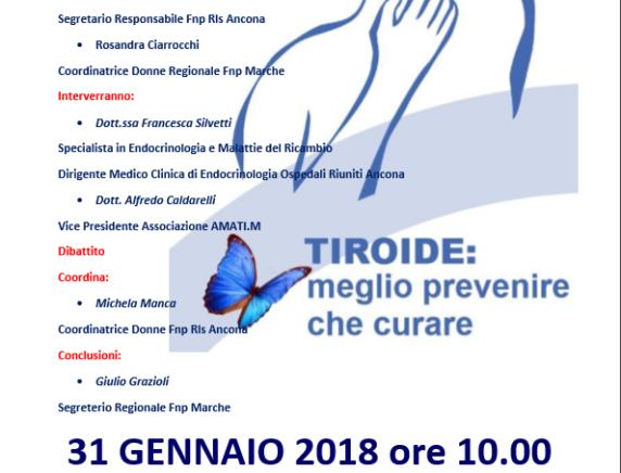 Incontro a Loreto per la prevenzione della Tiroide