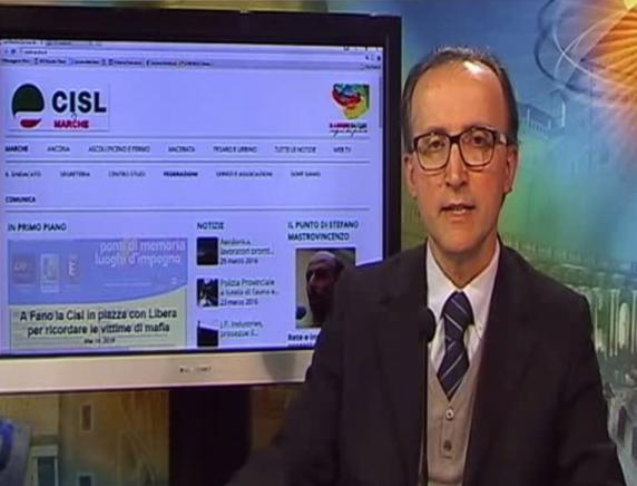Sauro Rossi, segretario regionale Cisl Marche, ospite a Buonasera Marche
