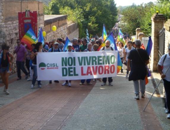 La Cisl Marche alla marcia della pace