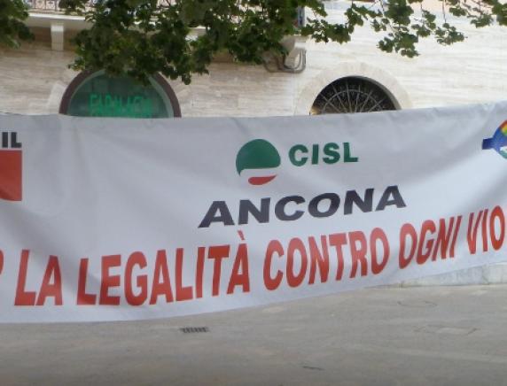 Cgil Cisl Uil contro le mafie e la violenza