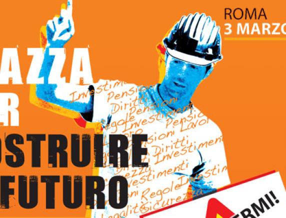 Manifestazione nazionale dei lavoratori delle costruzioni